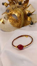 Rosso Venezia wikkelarmband