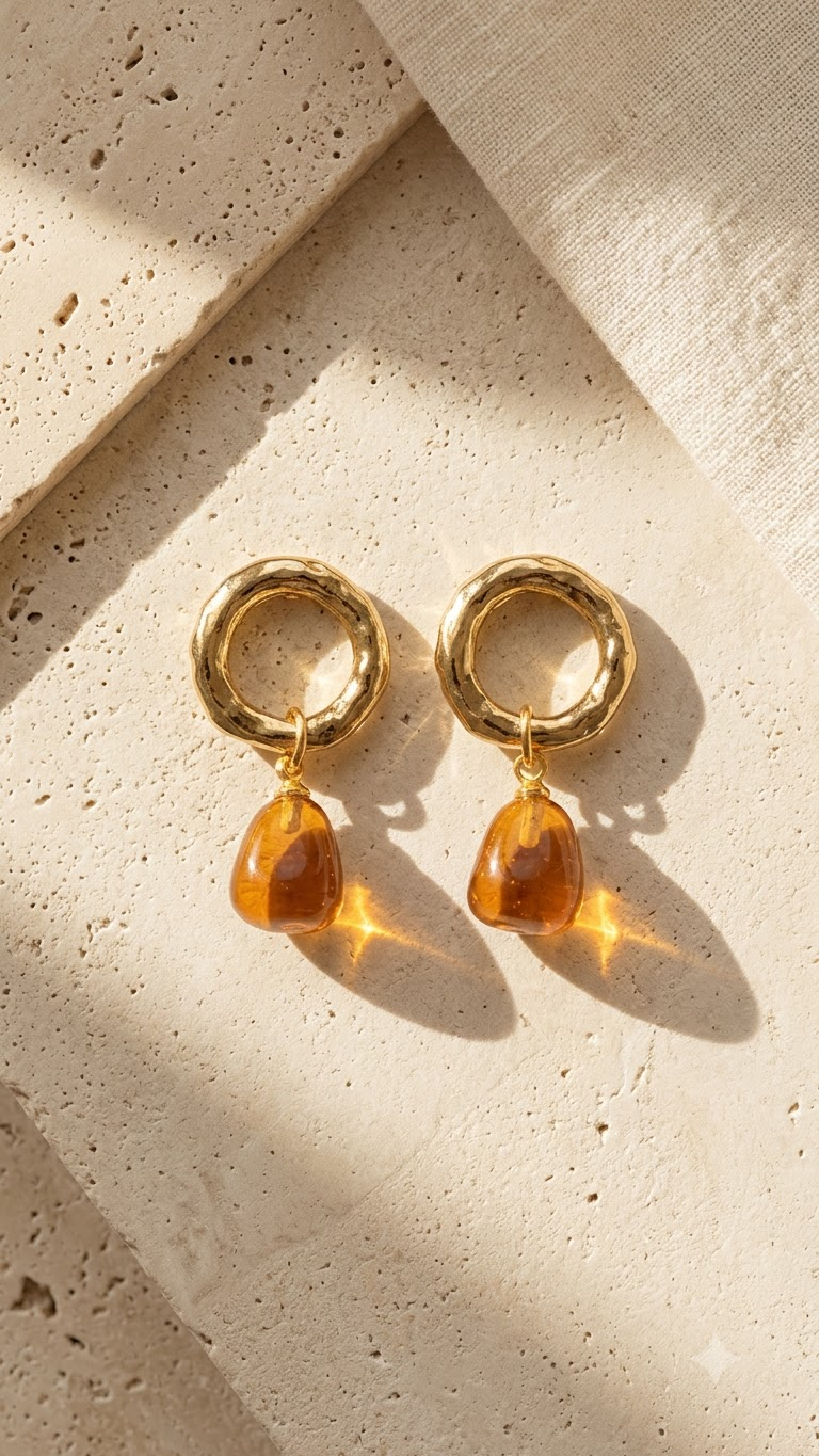 Sole d'Ambra oorbellen